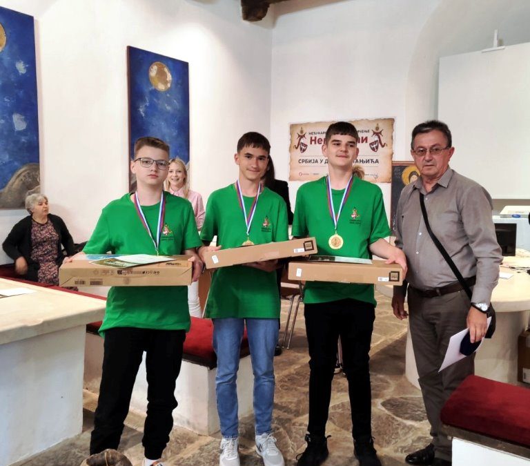 Одбрањена титула побједника у Међународном квиз такмичењу „Немањићи“